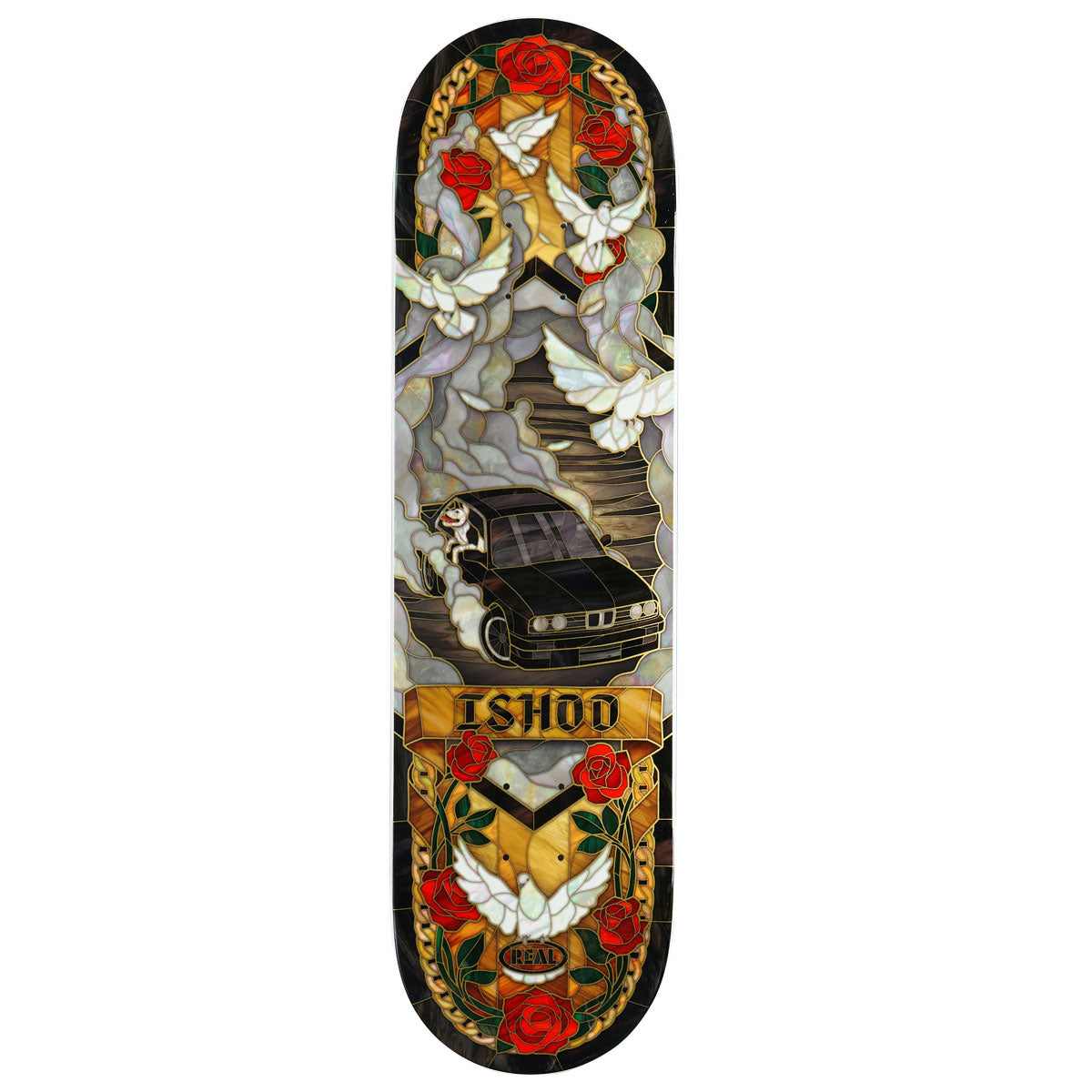 Real Ishod Cathedral Twin Tail Skateboard Deck | 8.50"