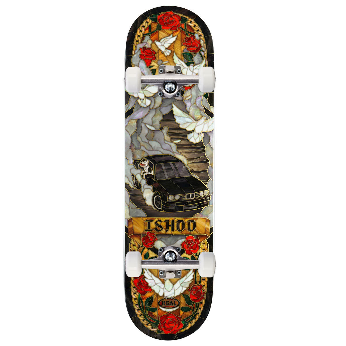 Real Ishod Cathedral Twin Tail Complete Skateboard | 8.50"