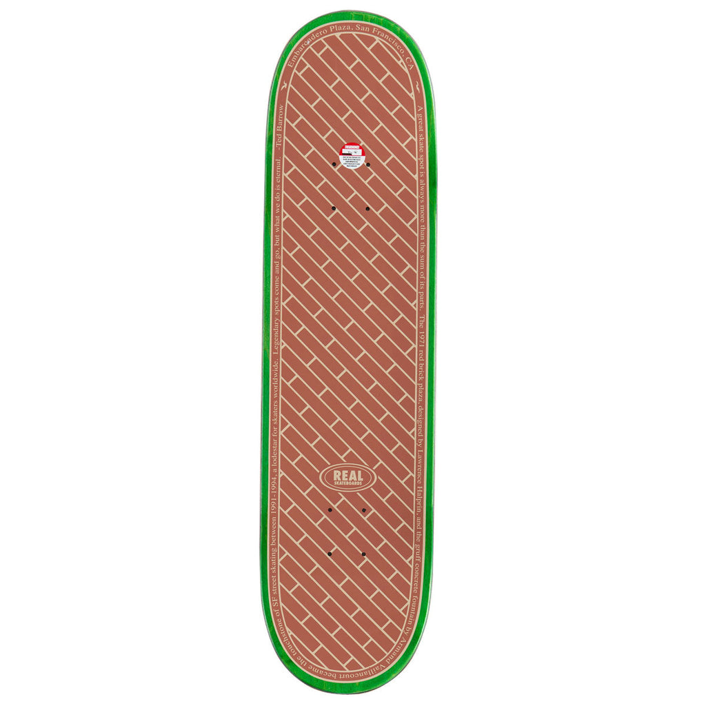 Real EMB Team Skateboard Deck | White | 8.25"