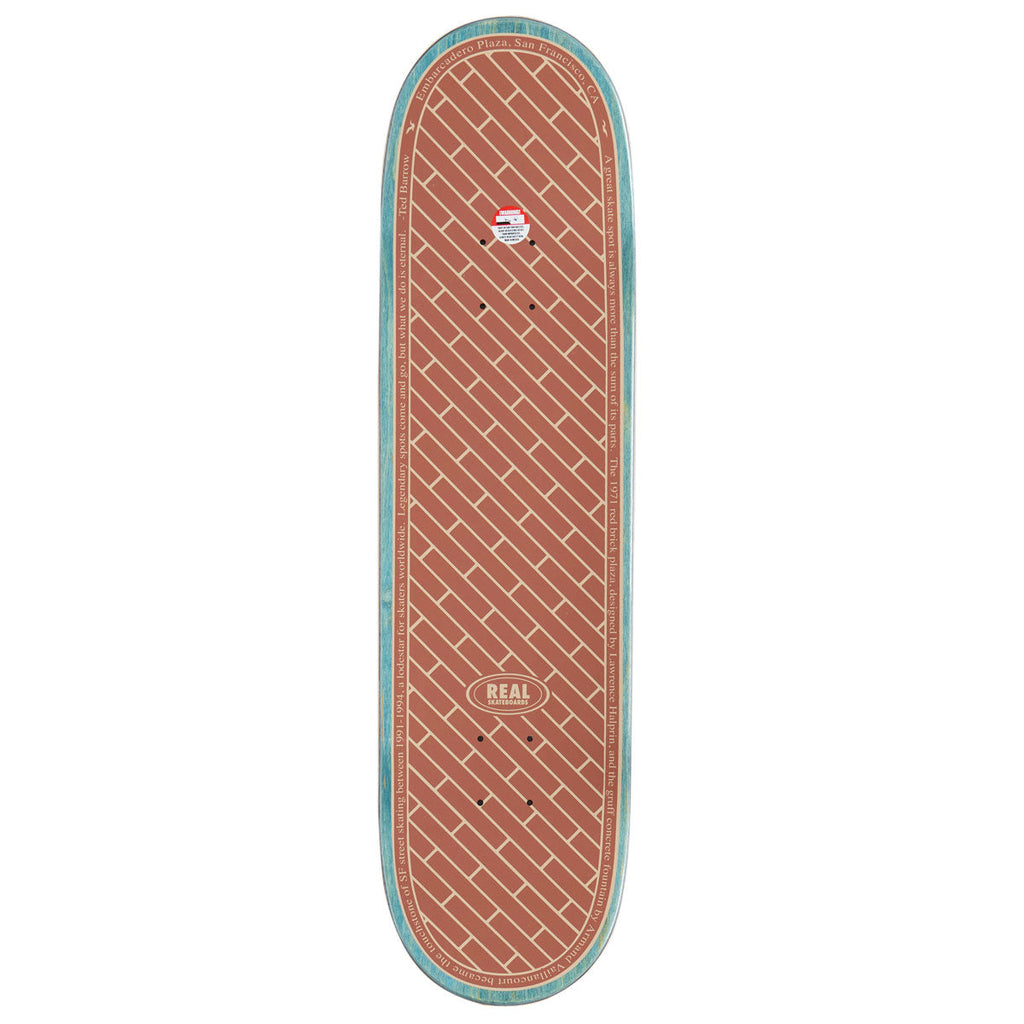 Real EMB Team Skateboard Deck | White | 8.50"
