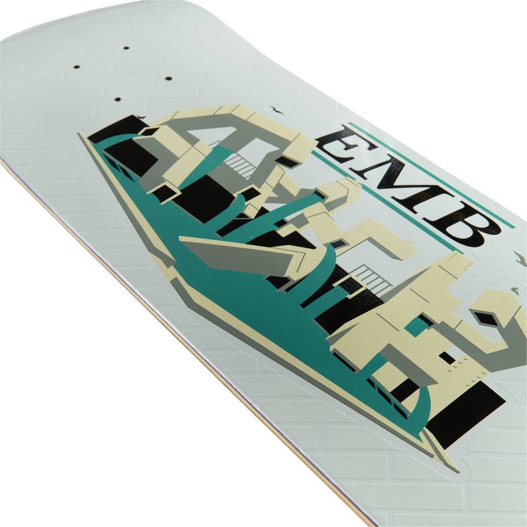 Real EMB Team Complete Skateboard | White | 8.50"