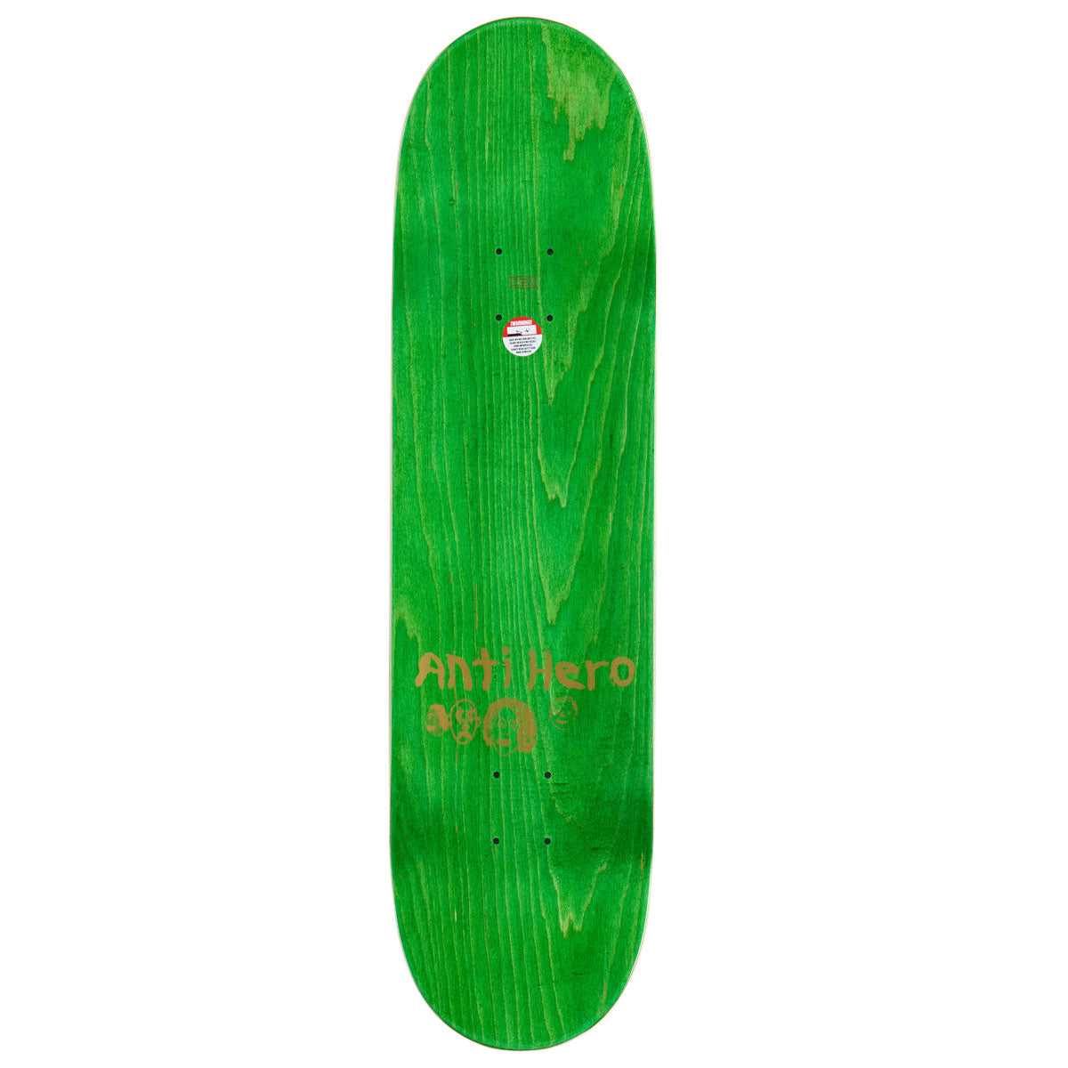 Anti-Hero DBX Grant Expressions Skateboard Deck | Black | 8.38"