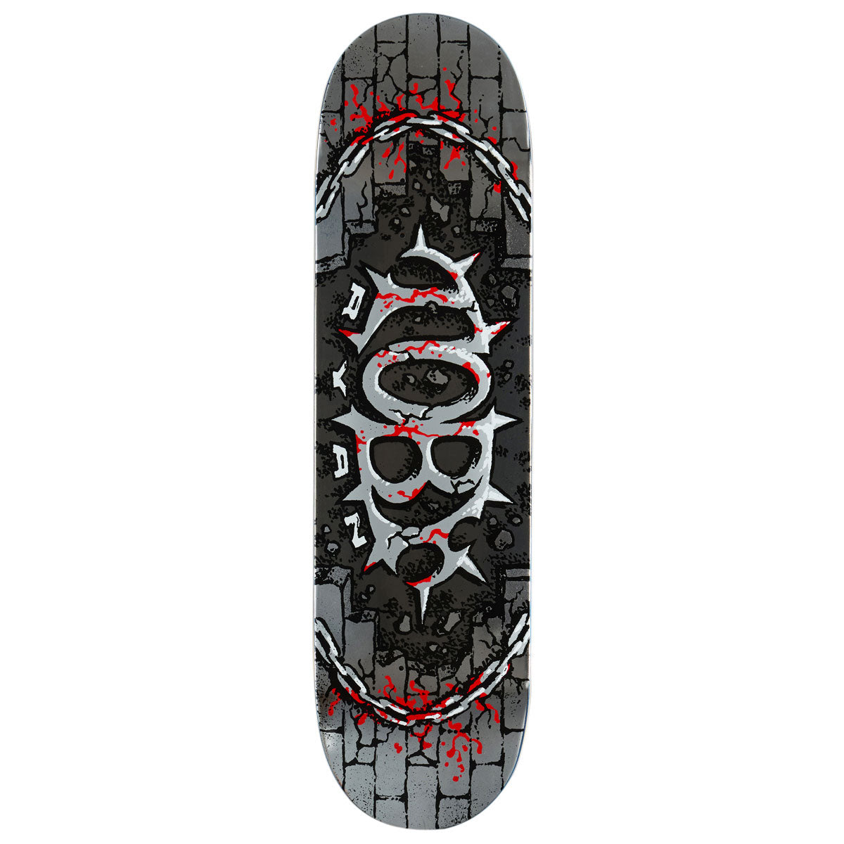 Real Toby Ryan Oval Skateboard Deck | Silver | 8.38"
