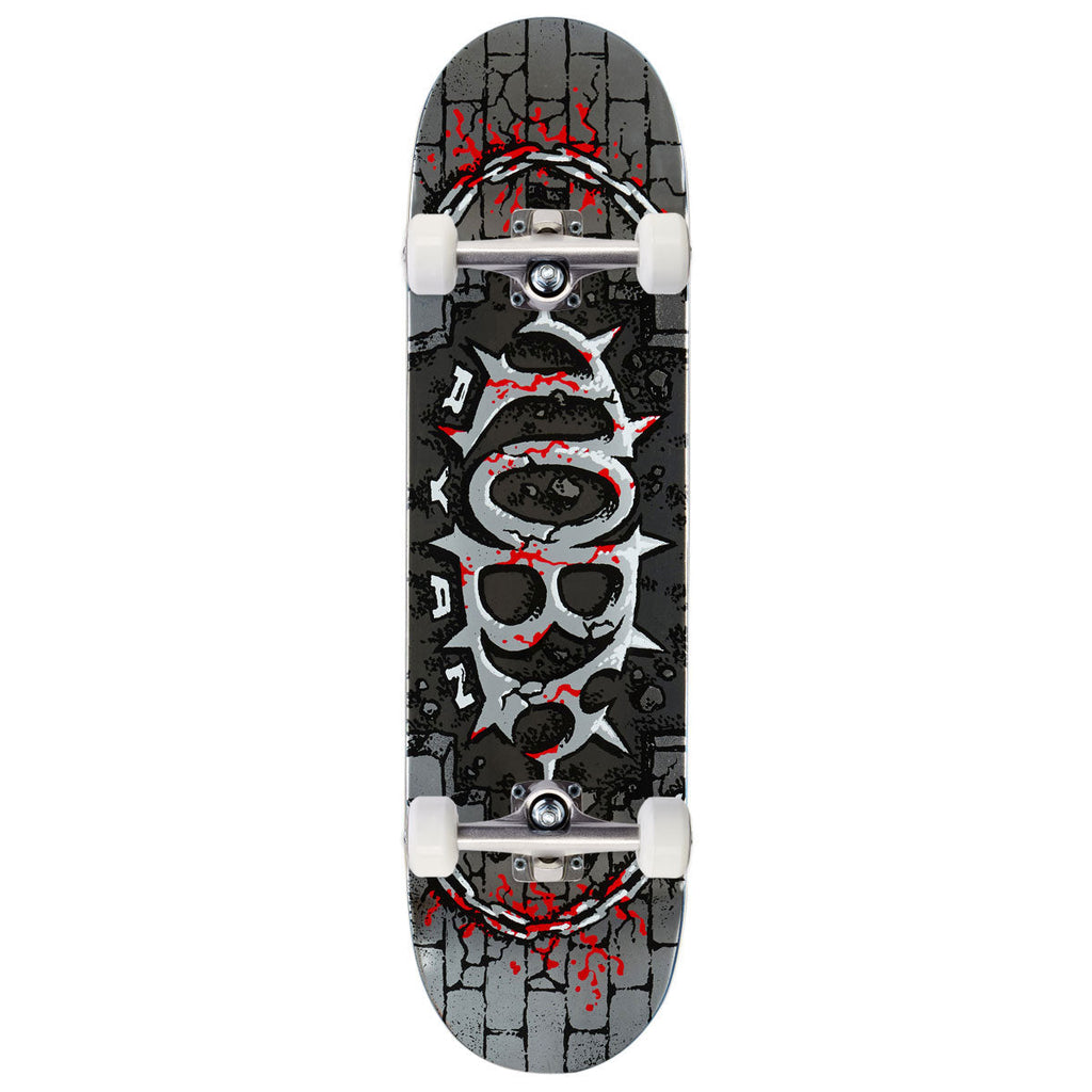 Real Toby Ryan Oval Complete Skateboard | Silver | 8.38"