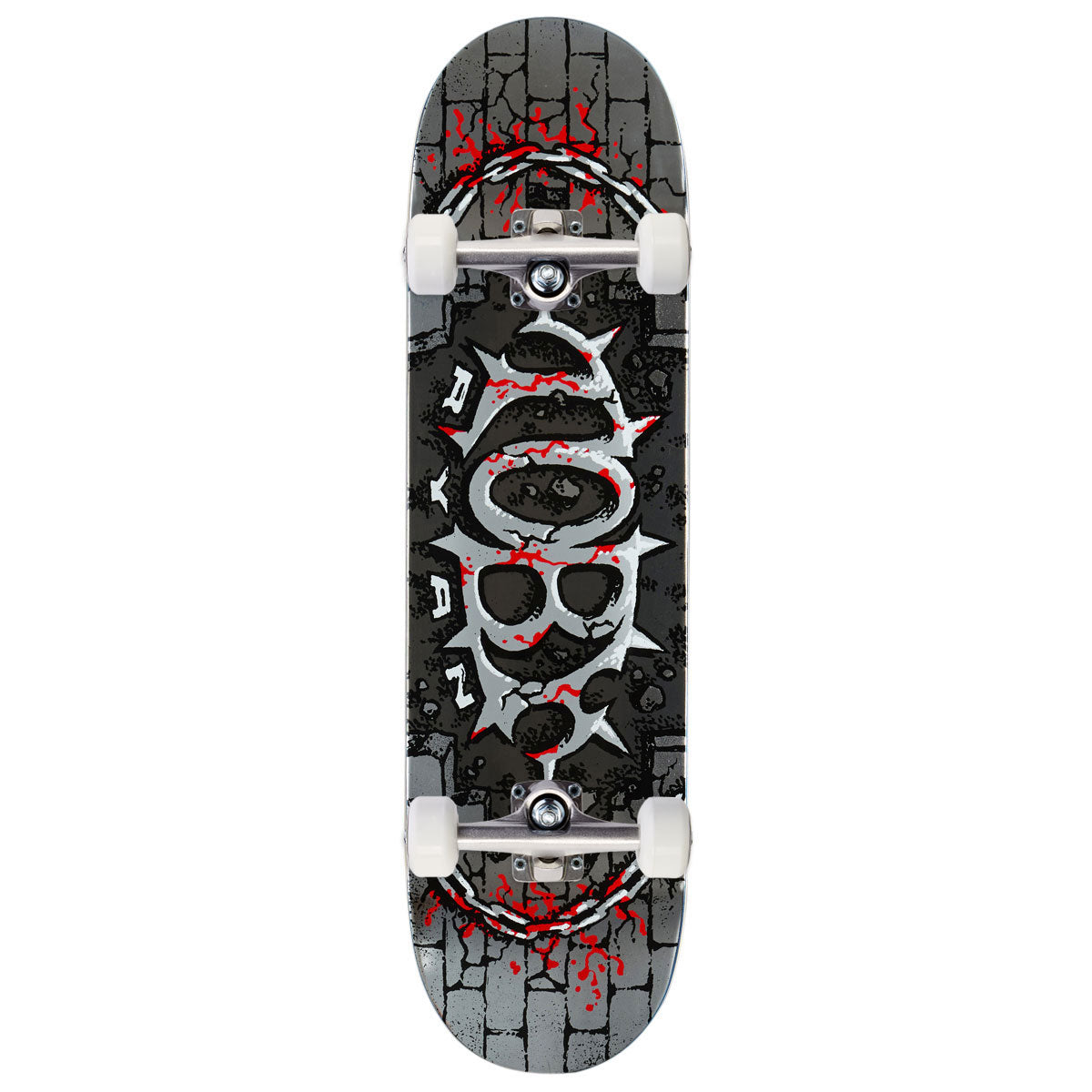 Real Toby Ryan Oval Complete Skateboard | Silver | 8.38"