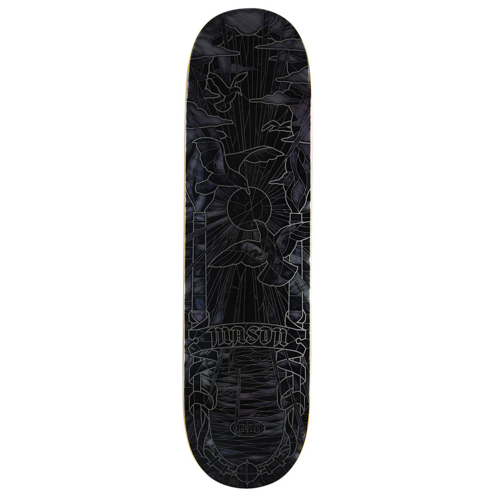 Real Mason Black Sunday Cathedral Skateboard Deck | Black | 8.25"