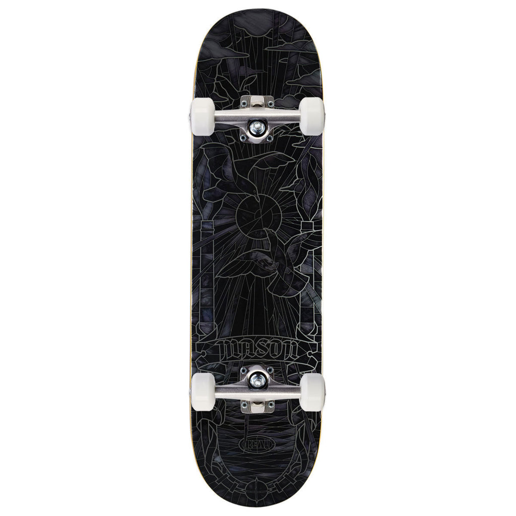 Real Mason Black Sunday Cathedral Complete Skateboard | Black | 8.25"