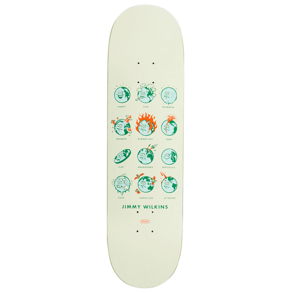 Real Jimmy How Are You Skateboard Deck | Cream | 8.50"