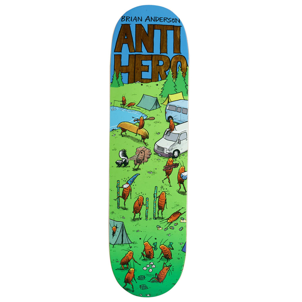 Anti-Hero B.A. Roached Out 2 Skateboard Deck | Green | 8.50"