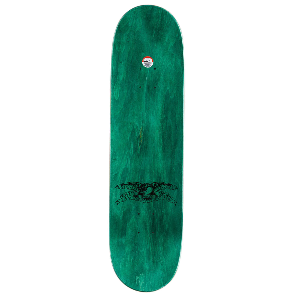 Anti-Hero Daan Roached Out 2 Skateboard Deck | Green | 8.28"