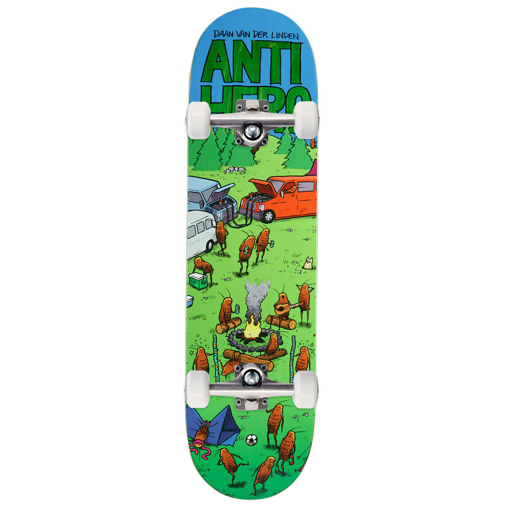 Anti-Hero DBX Daan Roached Out 2 Complete Skateboard | Green | 8.28"