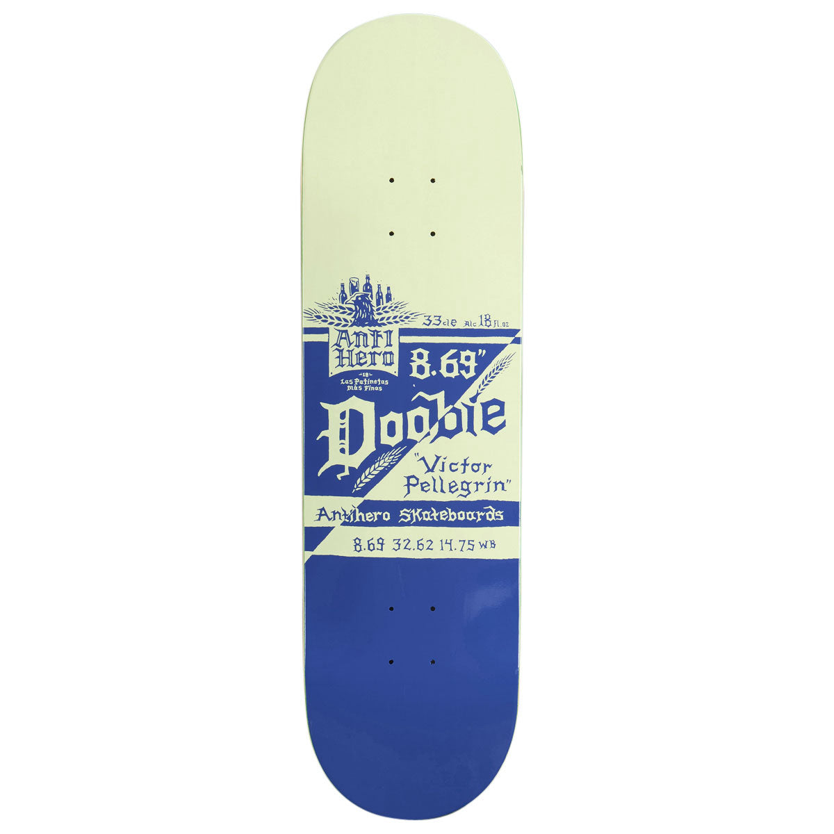 Anti-Hero Doobie Mas Frescos Skateboard Deck | 8.69"