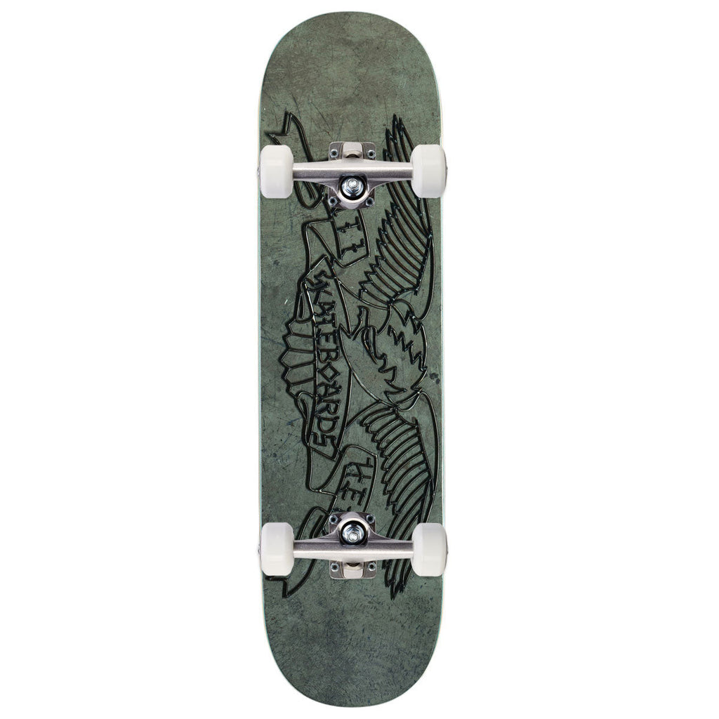 Anti-Hero Treasure Island Eagle Complete Skateboard | Grey | 8.25"