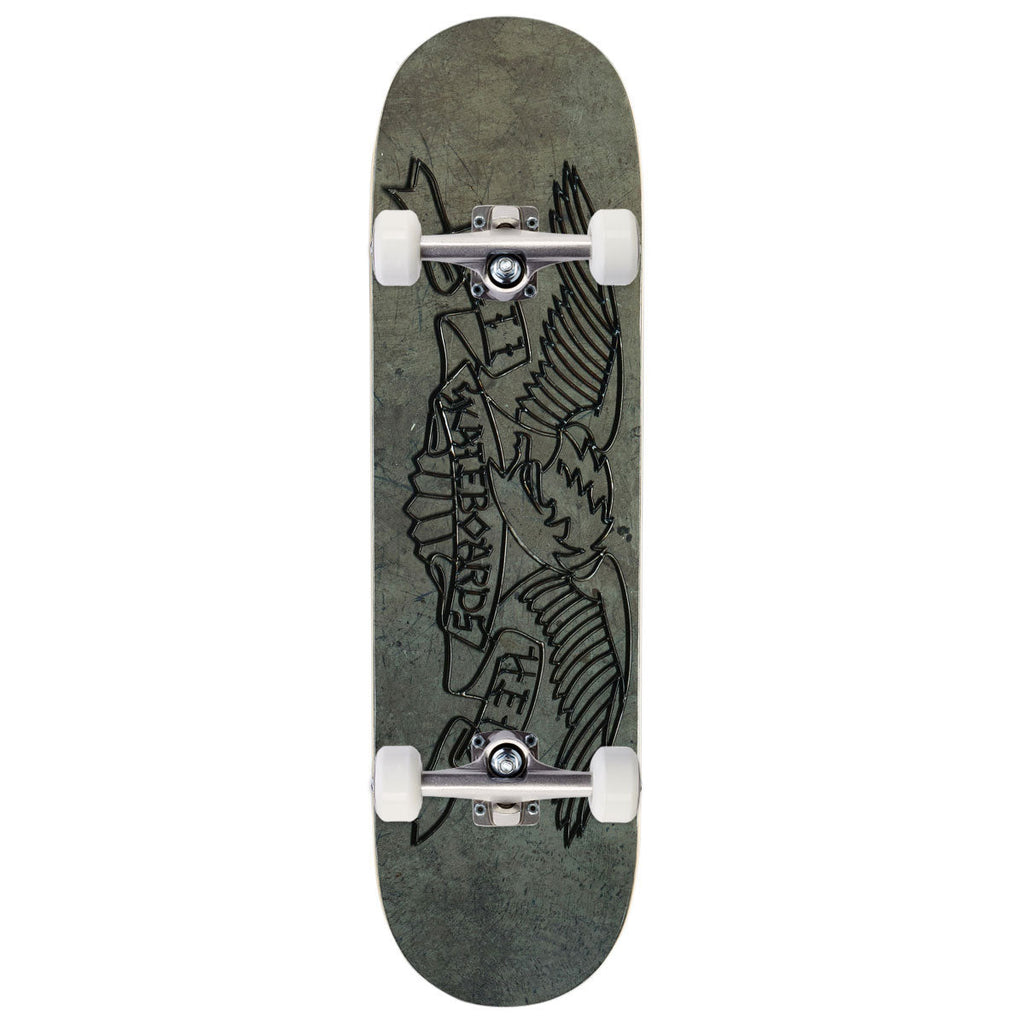 Anti-Hero Treasure Island Eagle Complete Skateboard | Grey | 8.50"