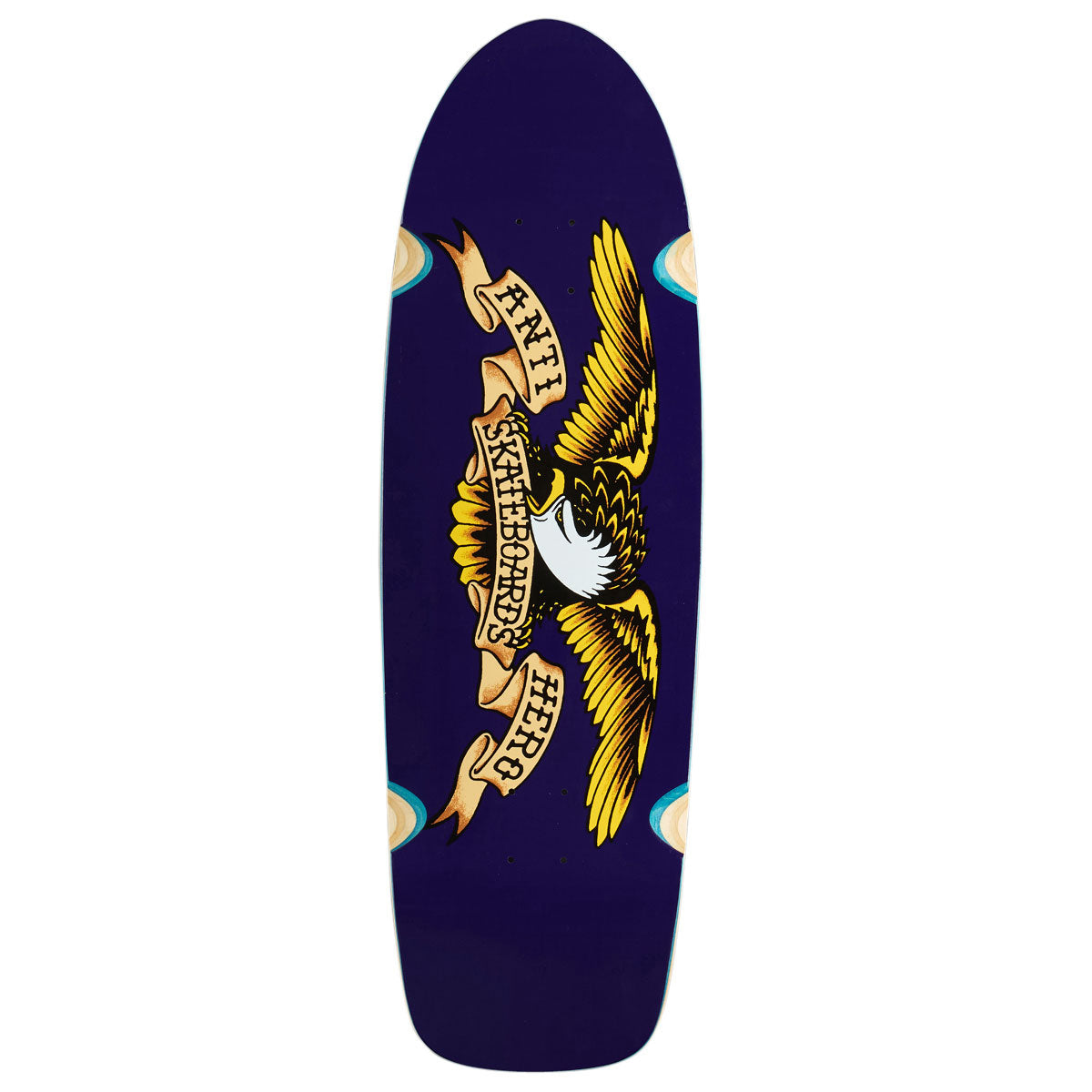 Anti-Hero Shaped Eagle Caster Skateboard Deck | Purple | 10.125"