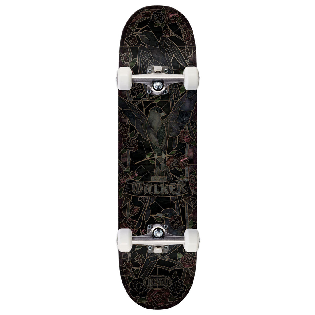Real Kyle Black Sunday Cathedral Complete Skateboard | Black | 8.38"
