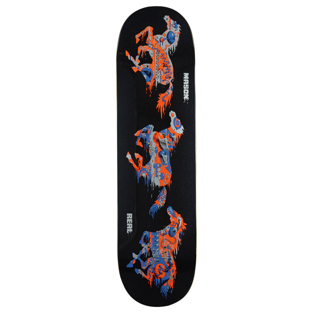 Real Mason Horsepower Skateboard Deck | Black | 8.12"