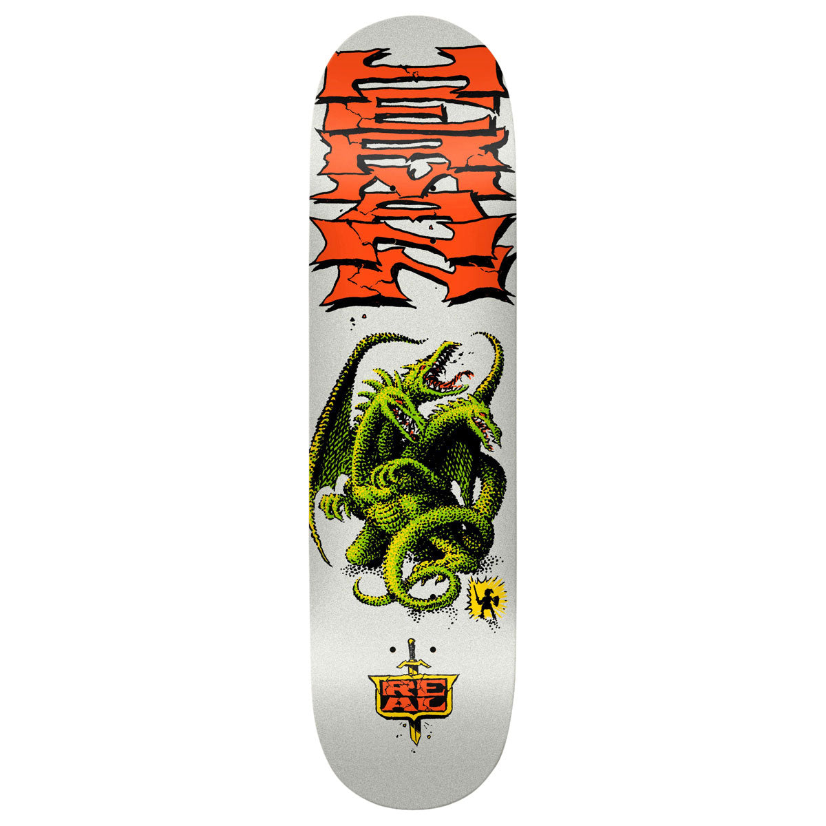 Real Hermann Dragon Slayer Skateboard Deck | Red | 8.50"