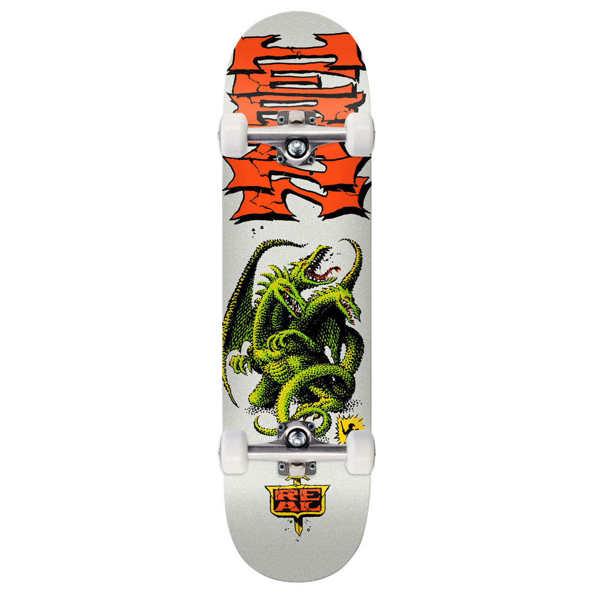 Real Hermann Dragon Slayer Complete Skateboard | Red | 8.50"