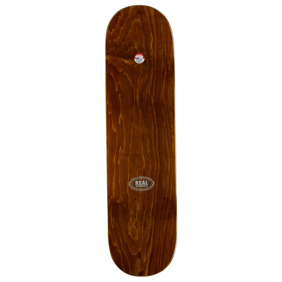 Real Nicole Flames Redux Twin Nose Complete Skateboard | Silver | 8.50"