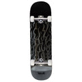Real Nicole Flames Redux Twin Nose Complete Skateboard | Silver | 8.50"