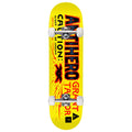 Anti-Hero Grant Caution Complete Skateboard | Yellow | 8.38"