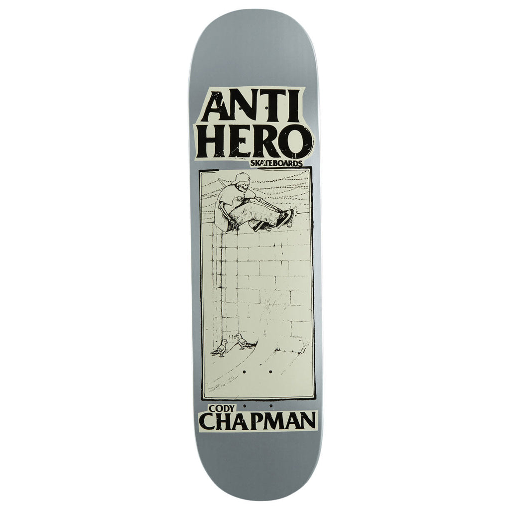 Anti-Hero Chapman Lance Mountain Art Skateboard Deck | Silver | 8.32"