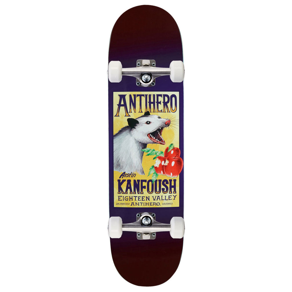 Anti-Hero Kanfoush Homers Pt. 2 Complete Skateboard | Purple | 8.50"