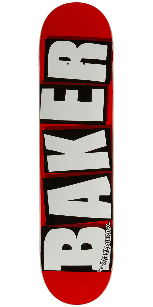Baker Brand Logo Skateboard Deck | White | 7.56"
