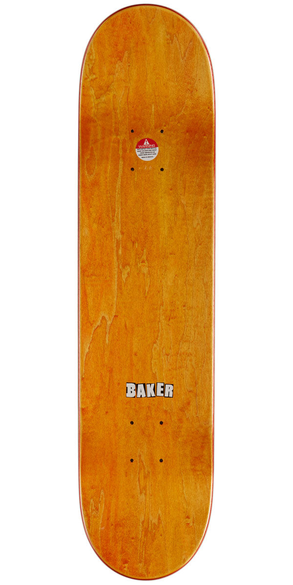 Baker Brand Logo Skateboard Deck | White | 7.56"