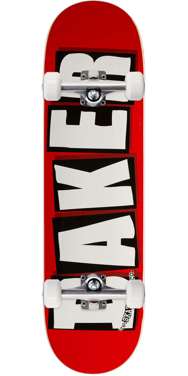 Baker Brand Logo Complete Skateboard | White | 8.50"