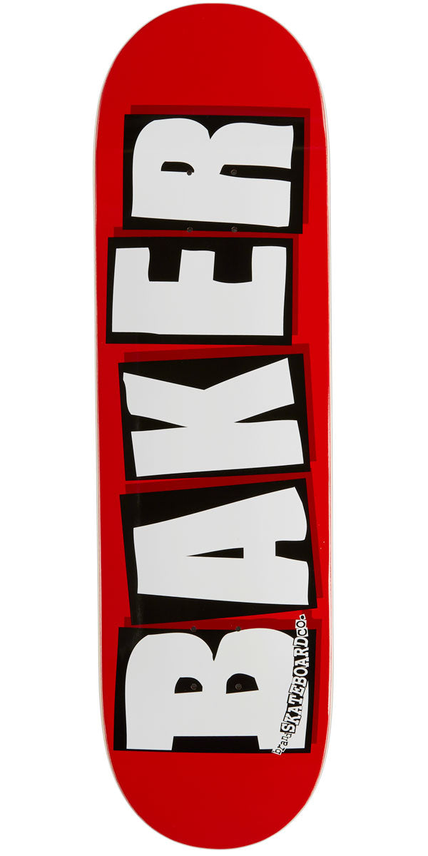 Baker Brand Logo Skateboard Deck | White | 8.60"