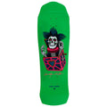Powell-Peralta Chris Hiett Skull Skateboard Deck | Neon Green/Blue Foil | 9.50"