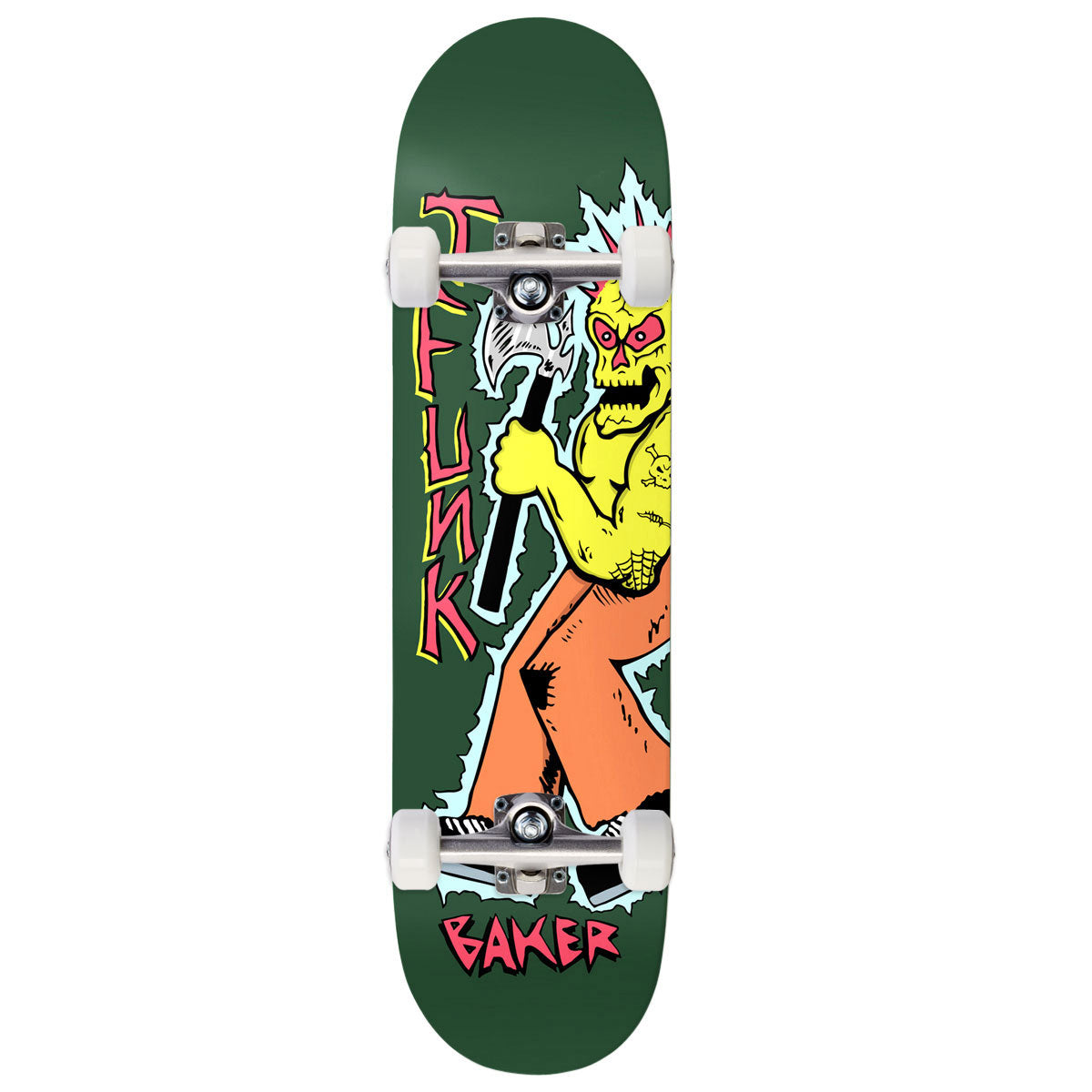 Baker Tristan T-Funk Funkhouser Axe Man Complete Skateboard | 8.388"