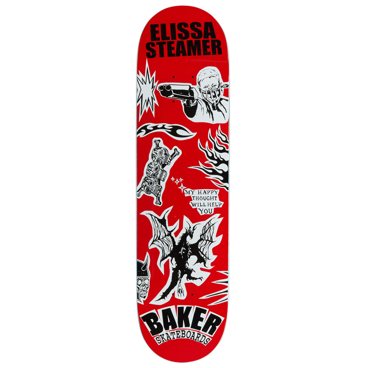 Baker Elissa Steamer Divine Evil Skateboard Deck | 8.00"