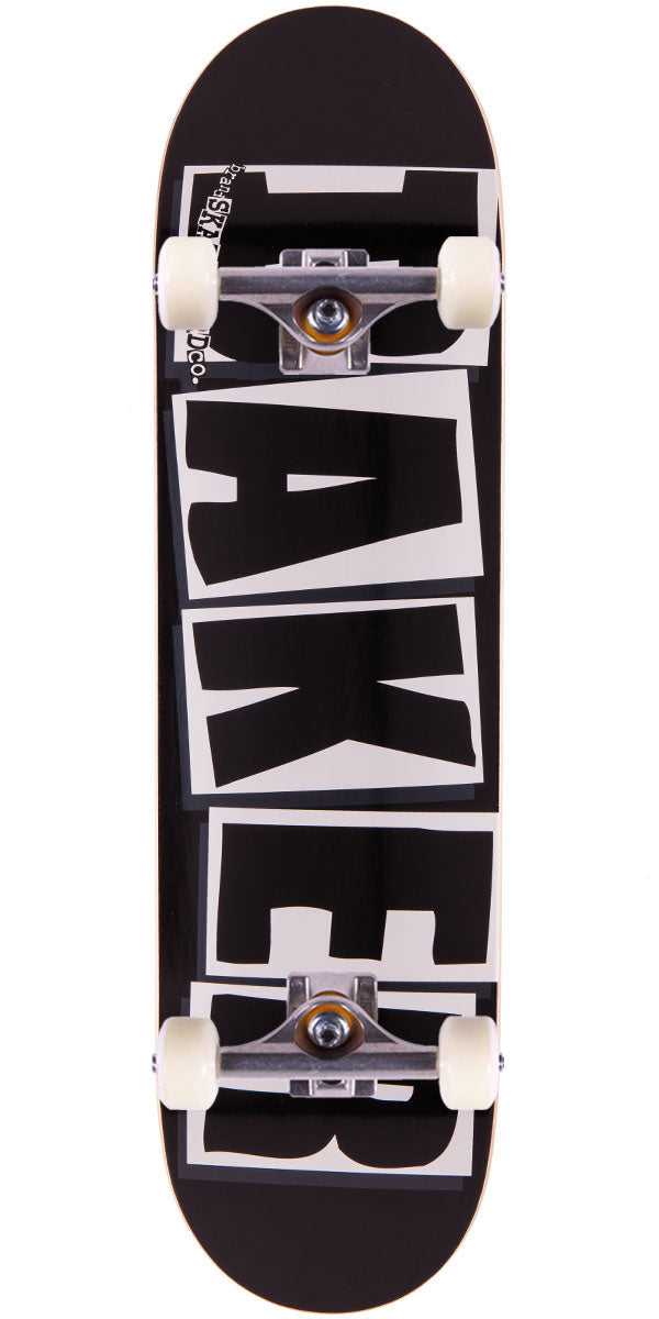 Baker Brand Logo Complete Skateboard | Black/White | 8.25"