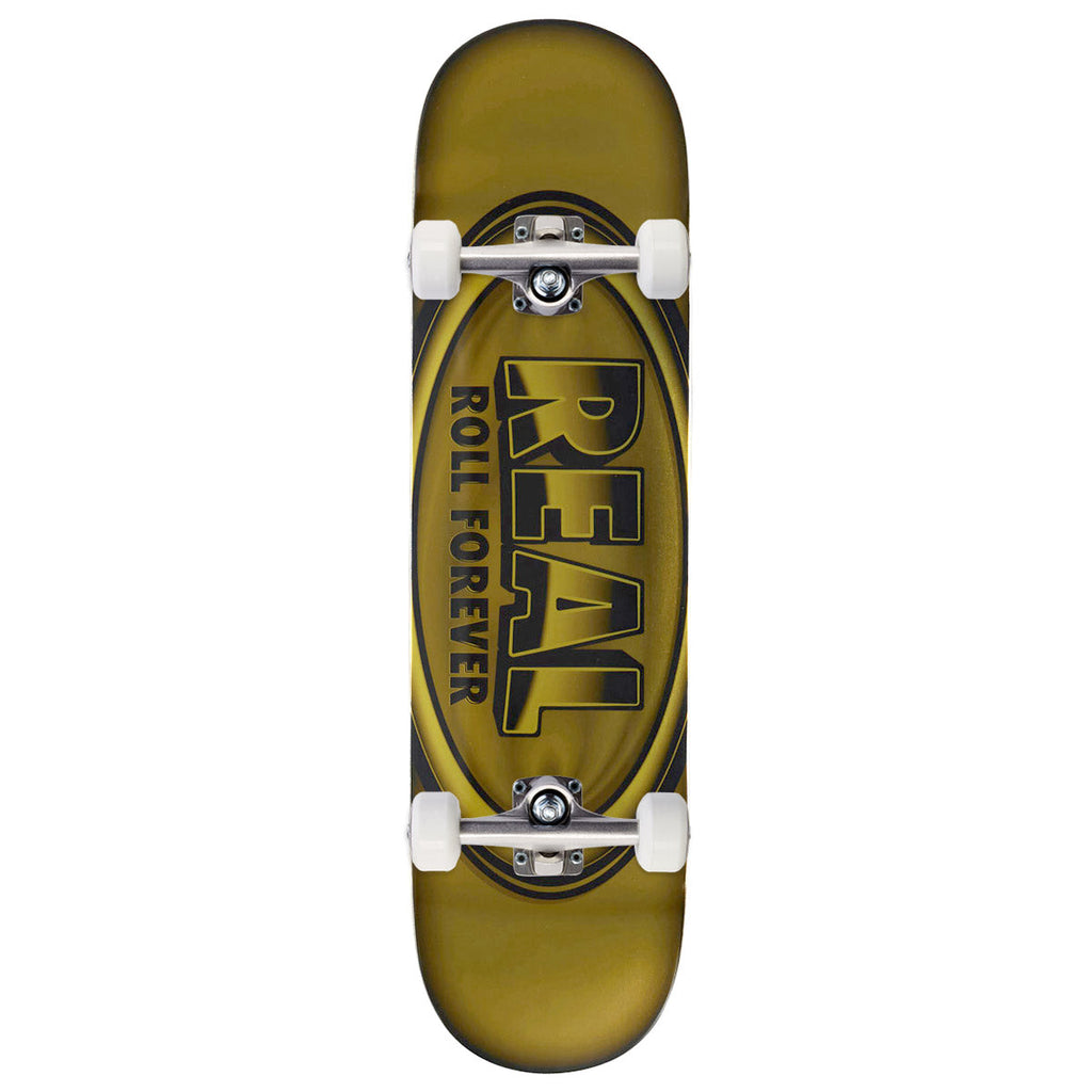 Real DBX Oval Team Complete Skateboard | Yellow | 8.38"