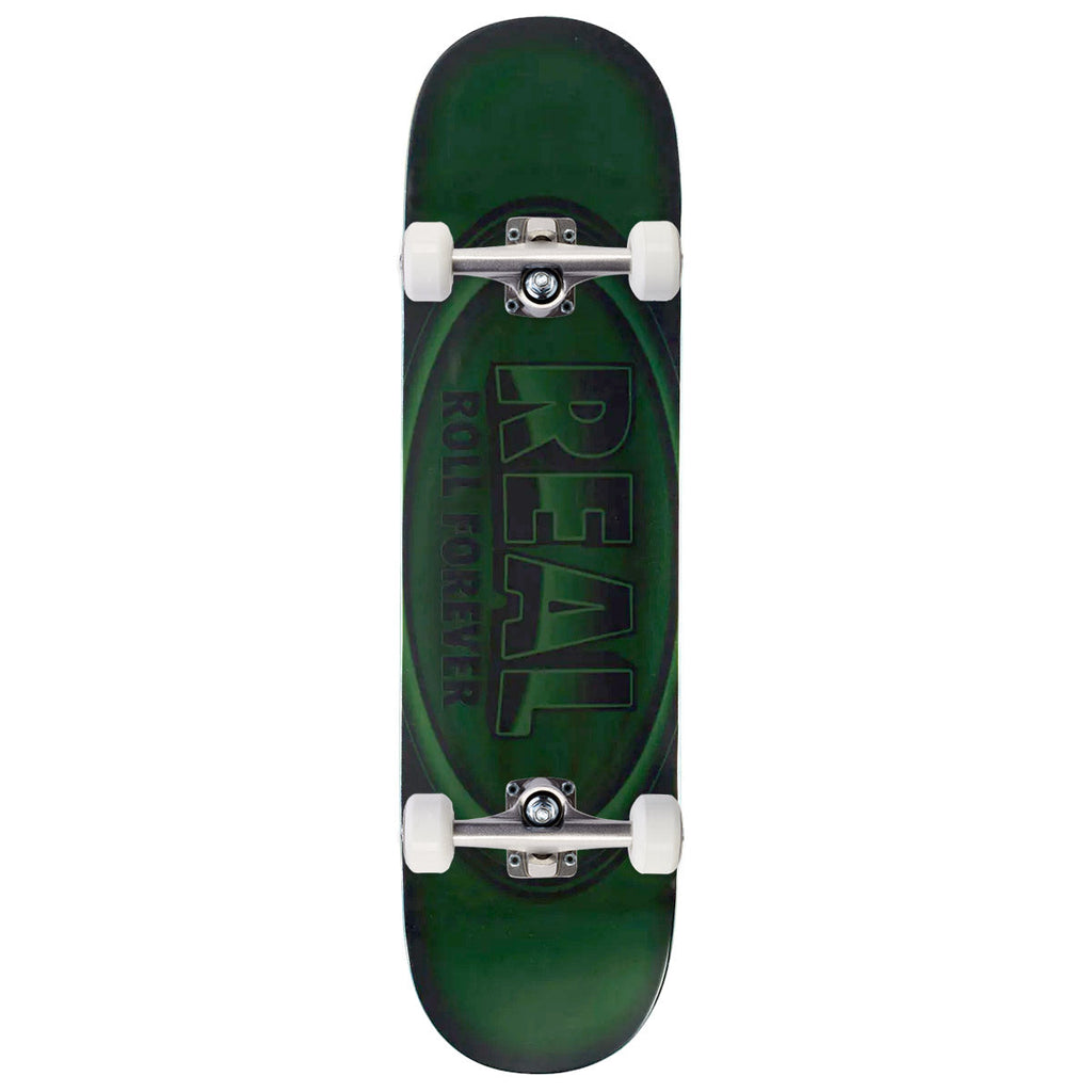 Real DBX Oval Team Complete Skateboard | Green | 8.50"
