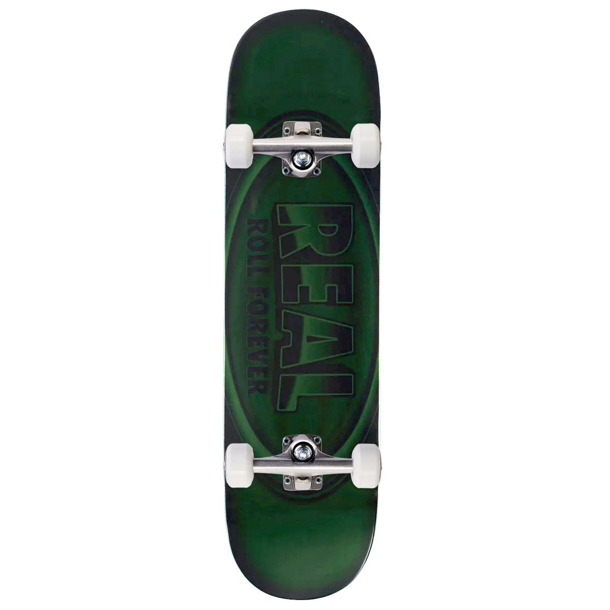 Real DBX Oval Team Complete Skateboard | Green | 8.50"