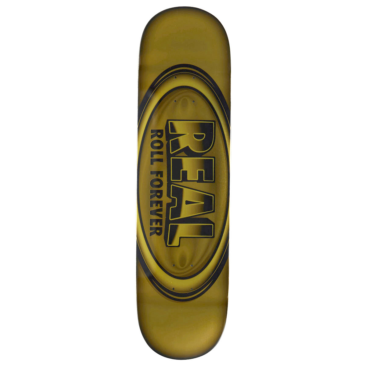 Real DBX Oval Team Skateboard Deck | Yellow | 8.38"